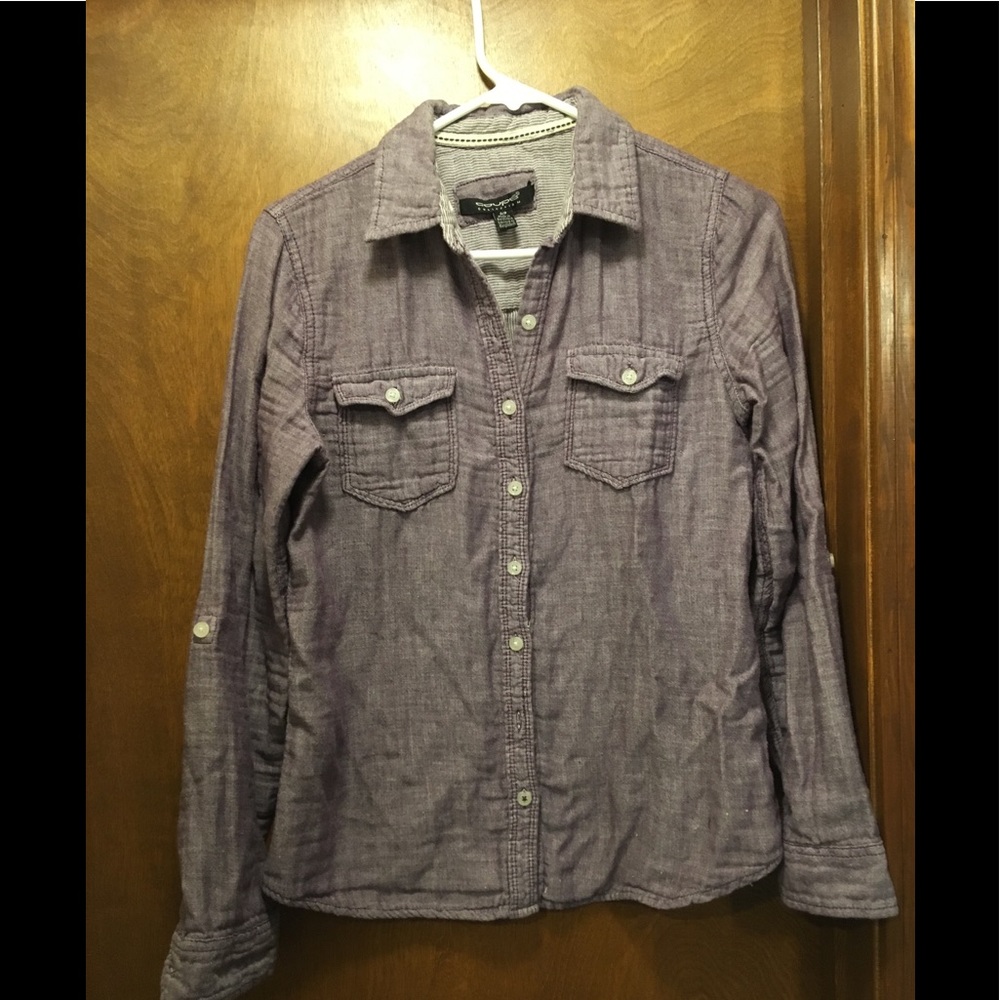 Button down shirt-thick material not see through